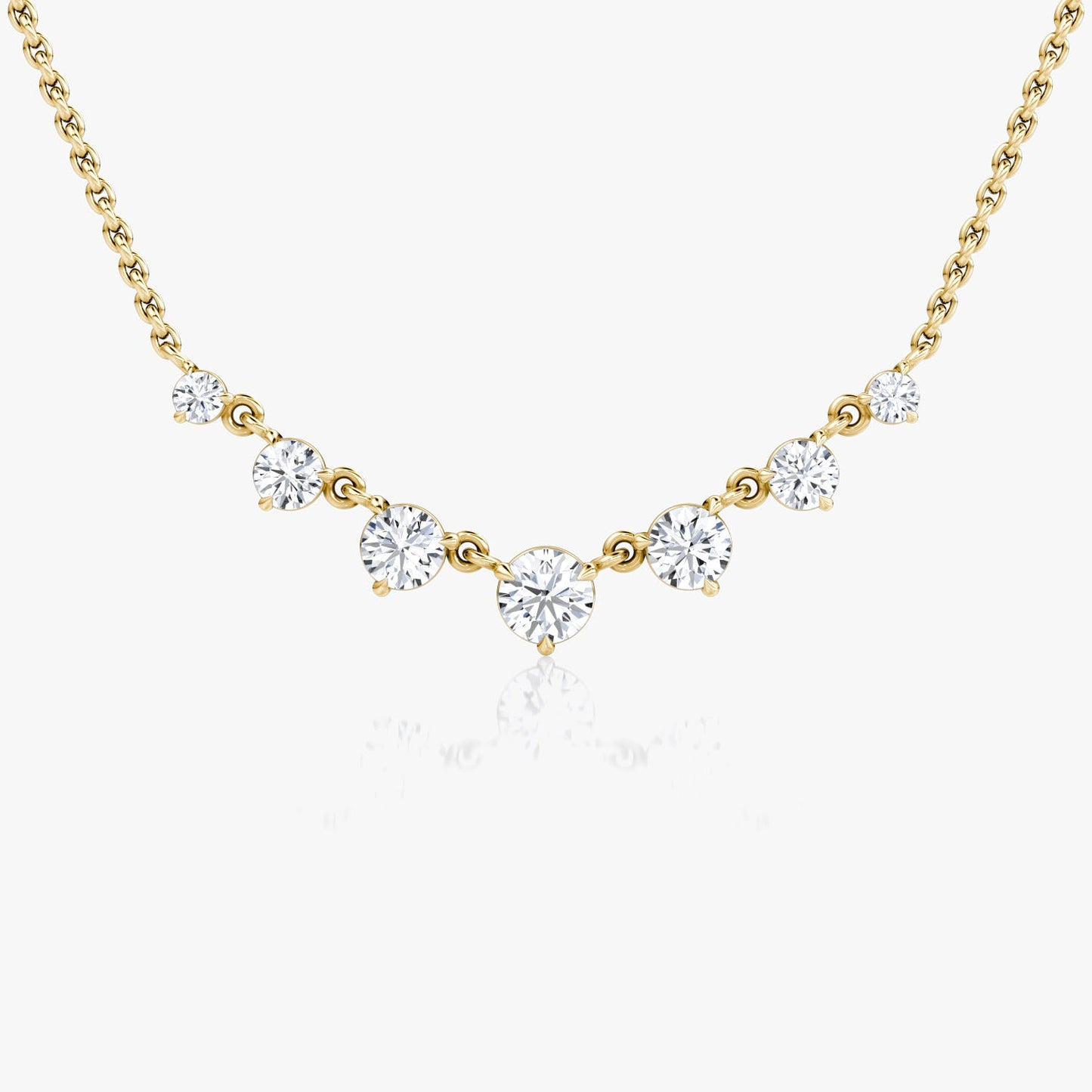 0.25 CT Round CVD F/VS Diamond Necklace