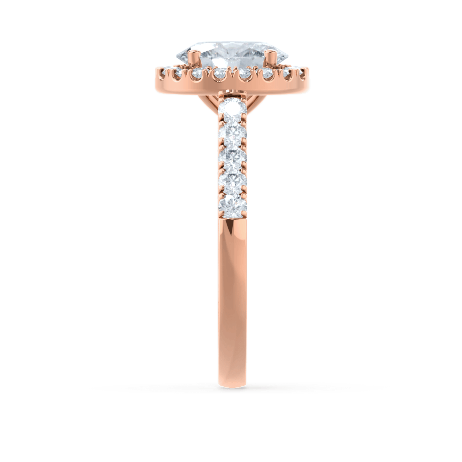 1.50 CT Oval Halo CVD G/VVS1 Diamond Engagement Ring