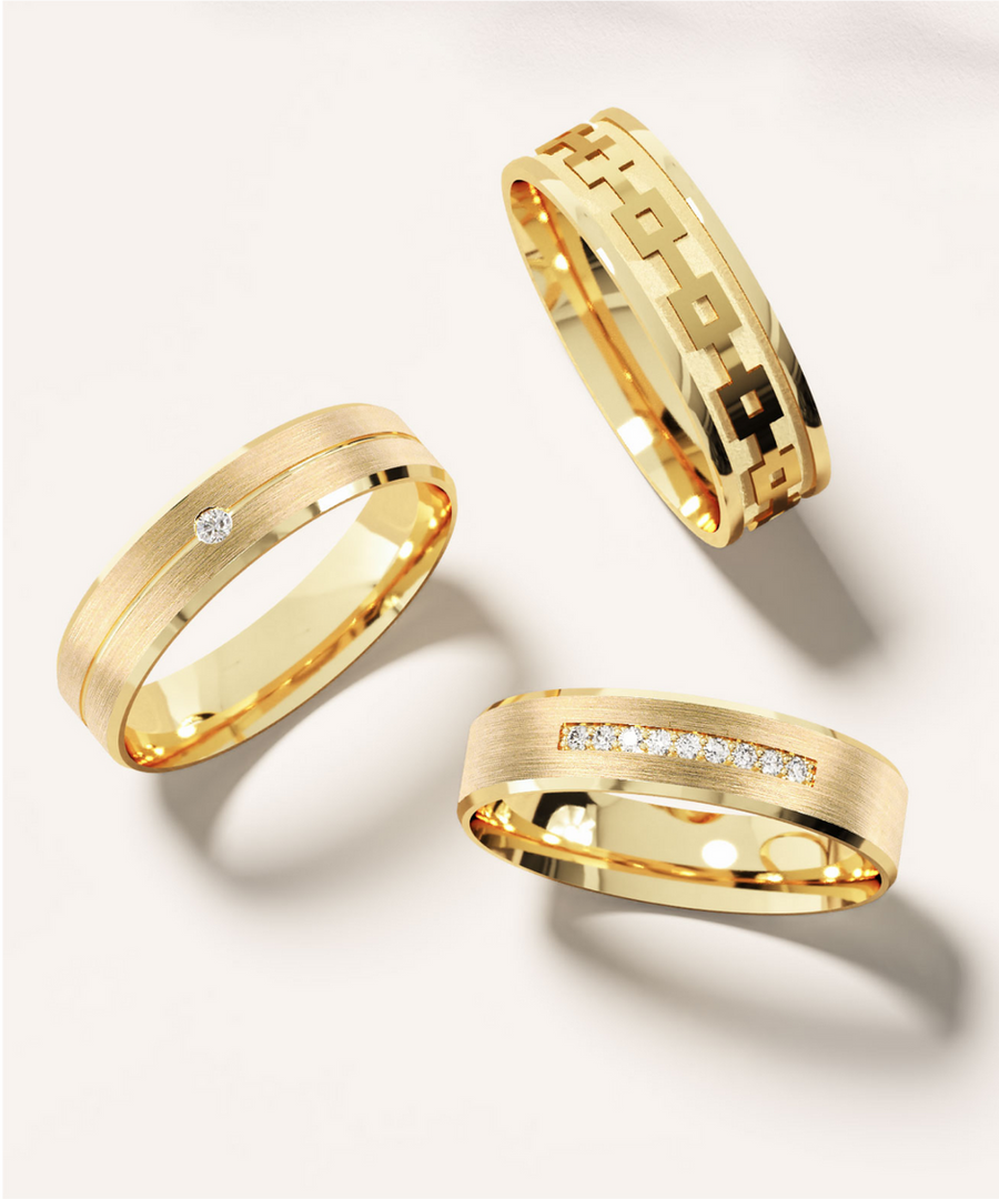 Lab Grown Men's Wedding Bands