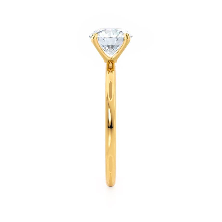 1.2 CT Radiant Solitaire Lab Grown Diamond Engagement Ring