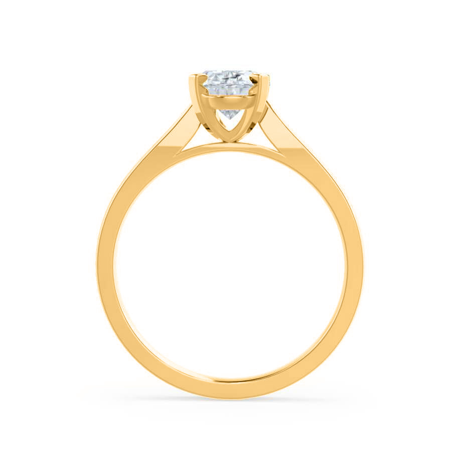 1.2 CT Round Solitaire Lab Grown Diamond Engagement Ring